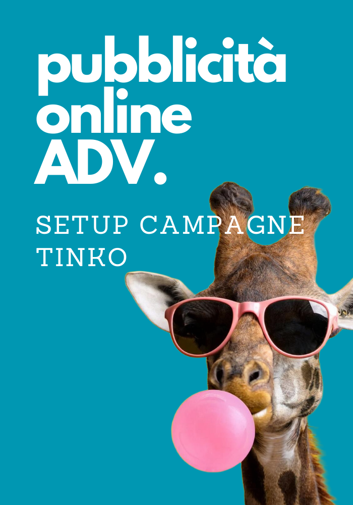 SETUP CAMPAGNE PUBBLICITARIE TINKO