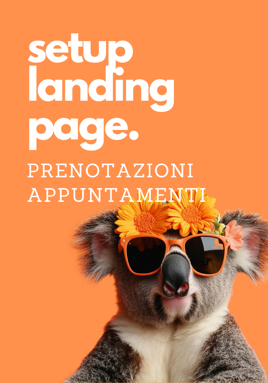 SETUP LANDING PAGE PRENOTAZIONI